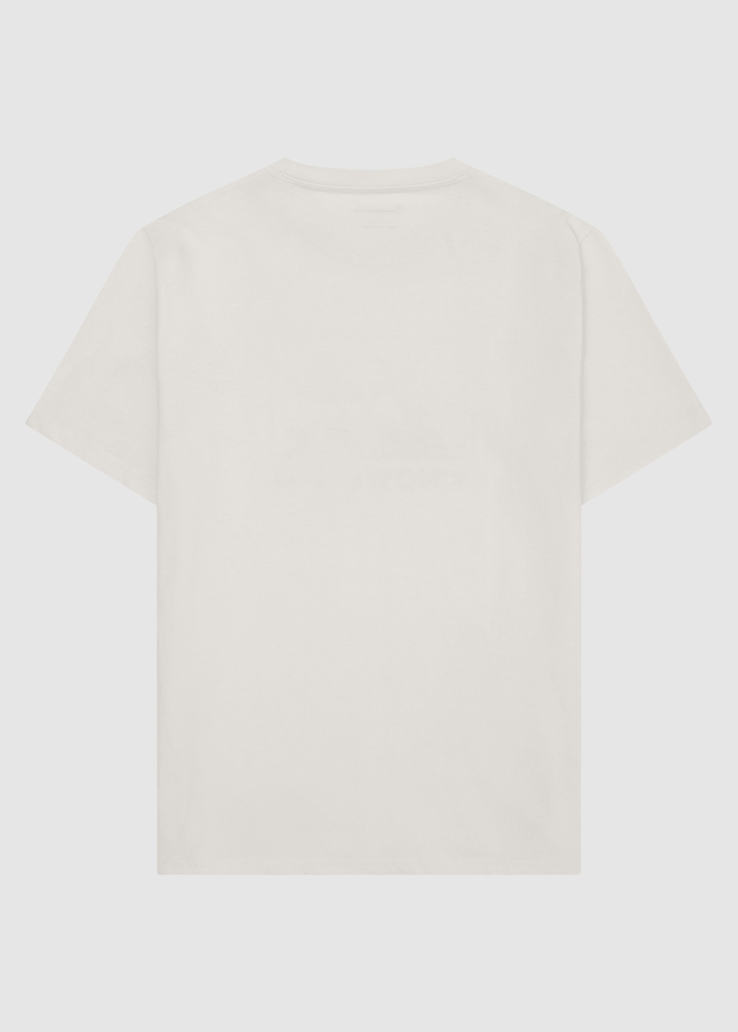 Front Print T-Shirt Egret