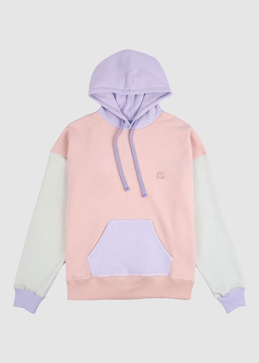 Women's Oversized Color Block Hoodie