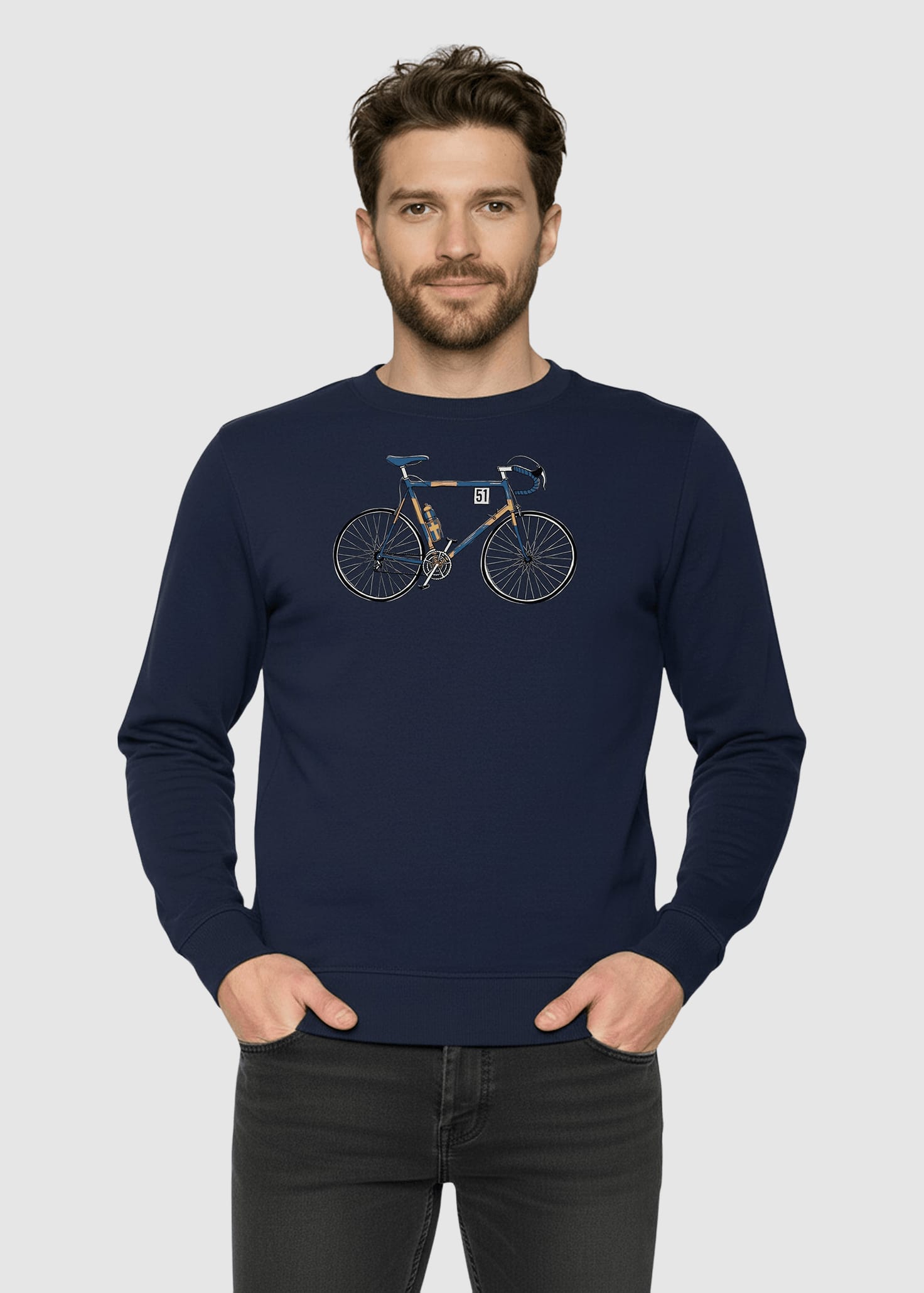greenbomb-knut-2-wild-sweatshirt-navy-1.jpeg Knut 2 Wild Sweatshirt Navy