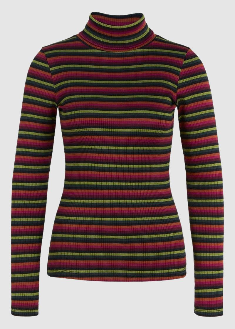 Rollneck Top Jardin Stripe Rollneck Top Jardin Stripe