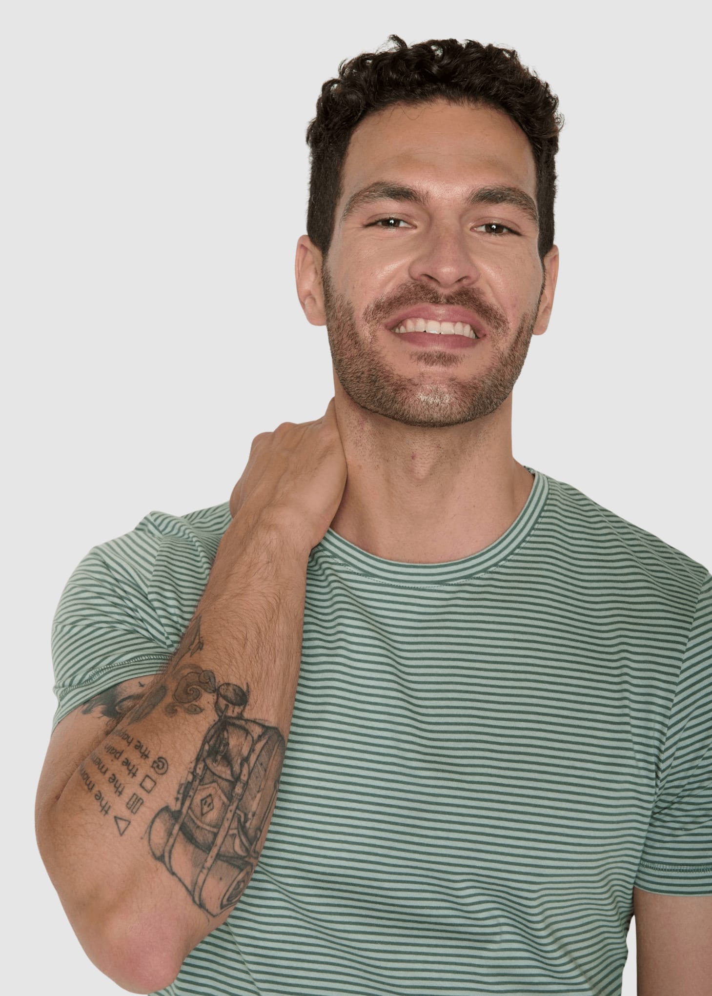 Basic Spice T-Shirt Bamboo Stripes