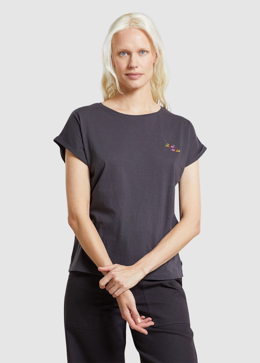 T-Shirt Visby Siesta Fiesta Text T-Shirt Visby Siesta Fiesta Text