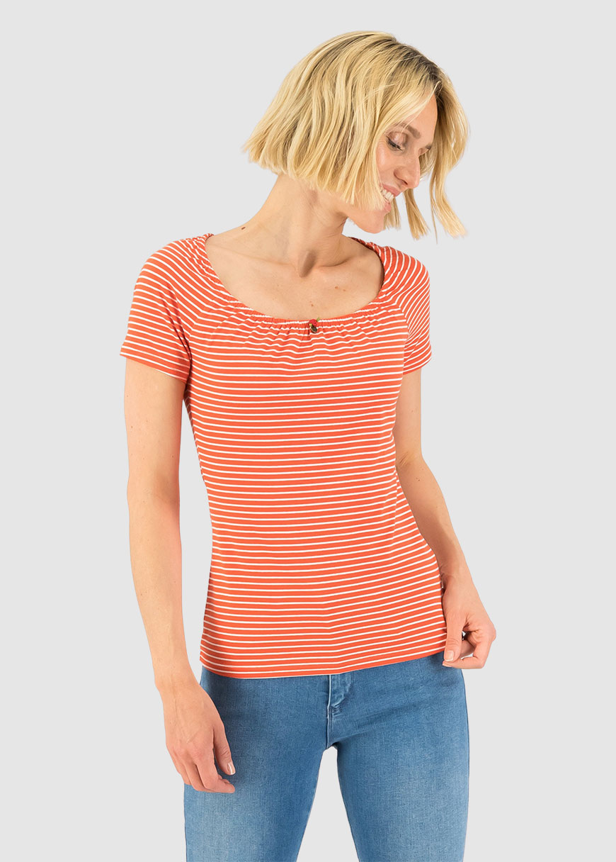 Logo Stripe Heart T-Shirt Logo Stripe Heart T-Shirt