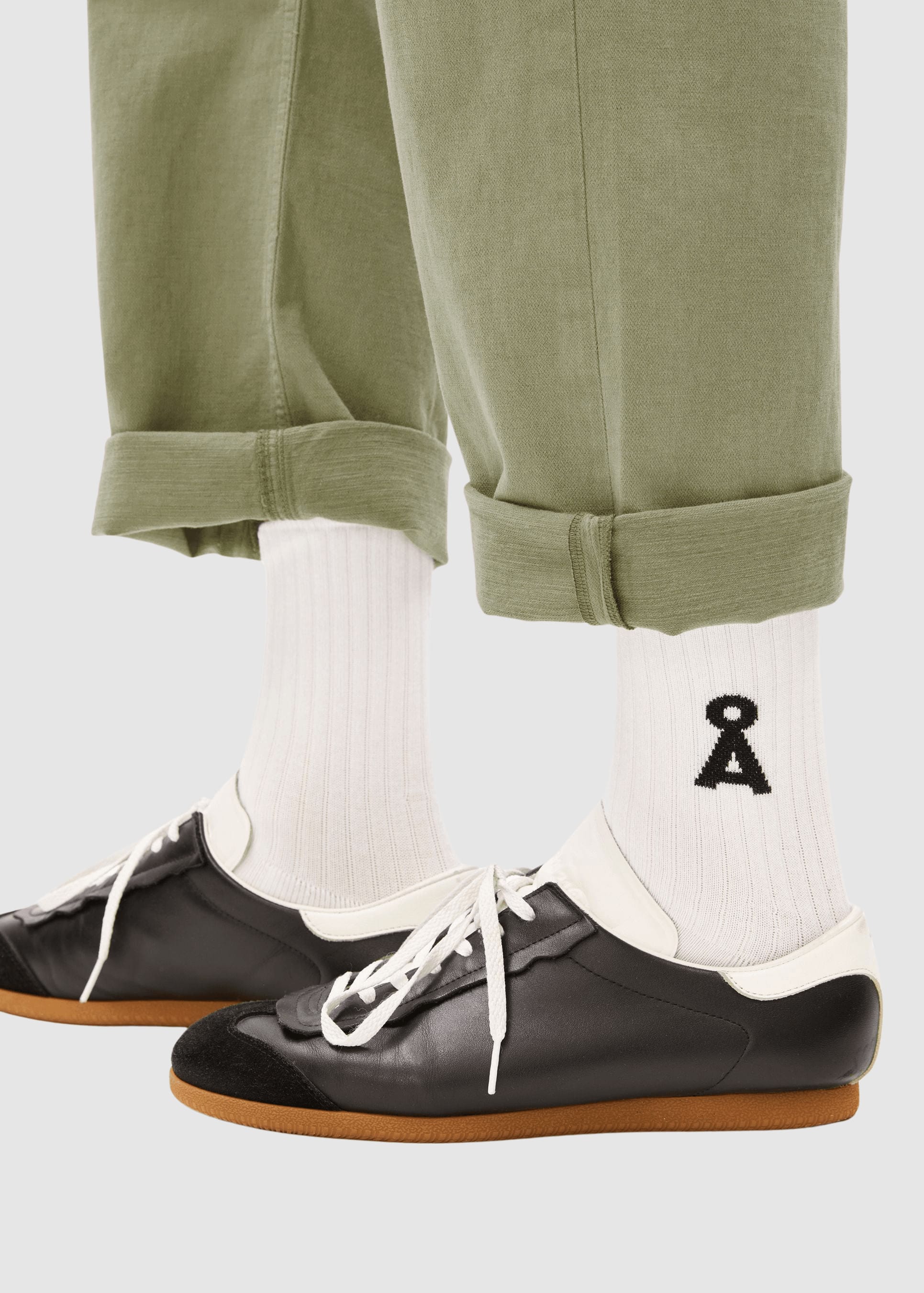 Saamus Bold Socks W White