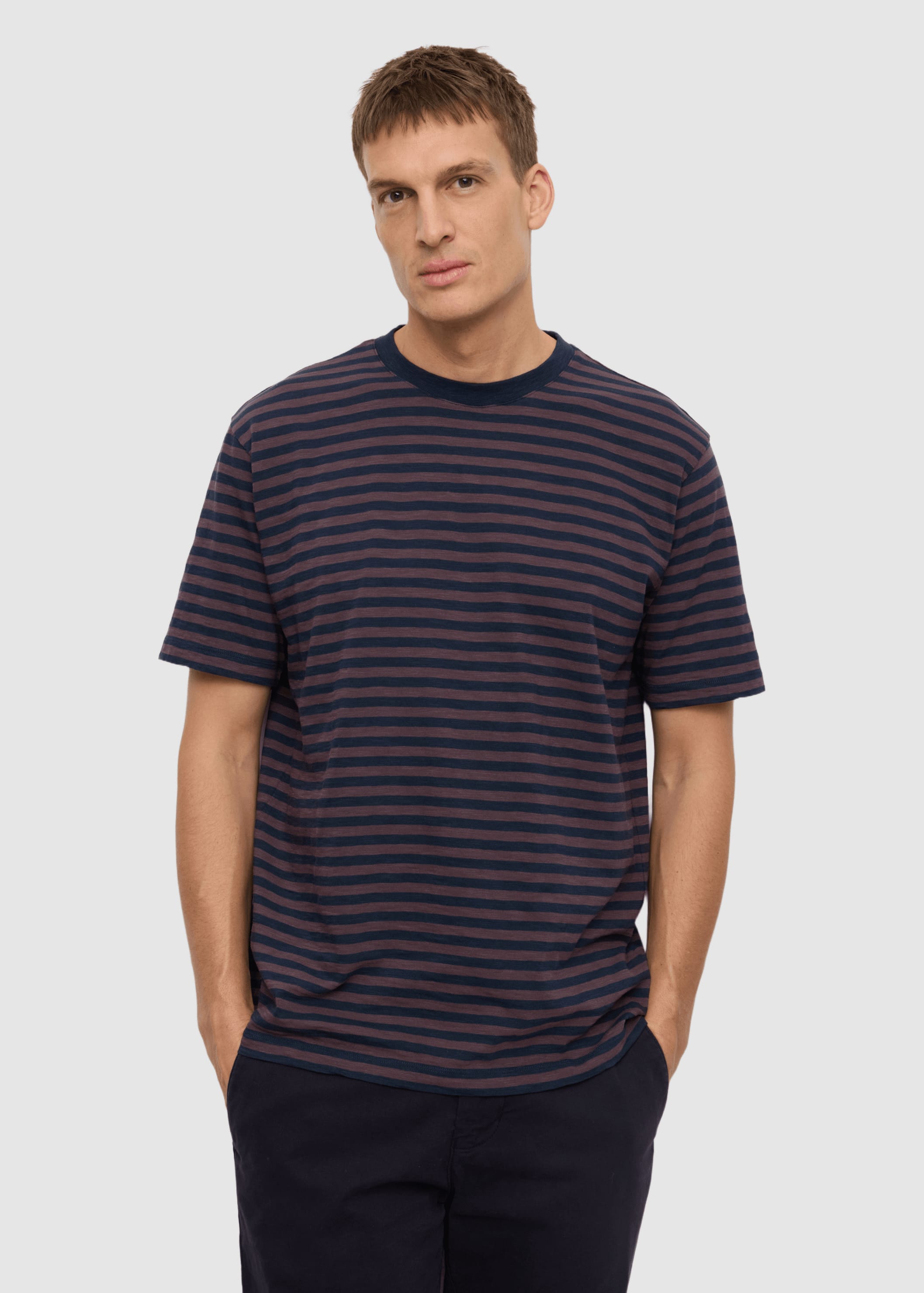 Delonix Stripes Dark Grape