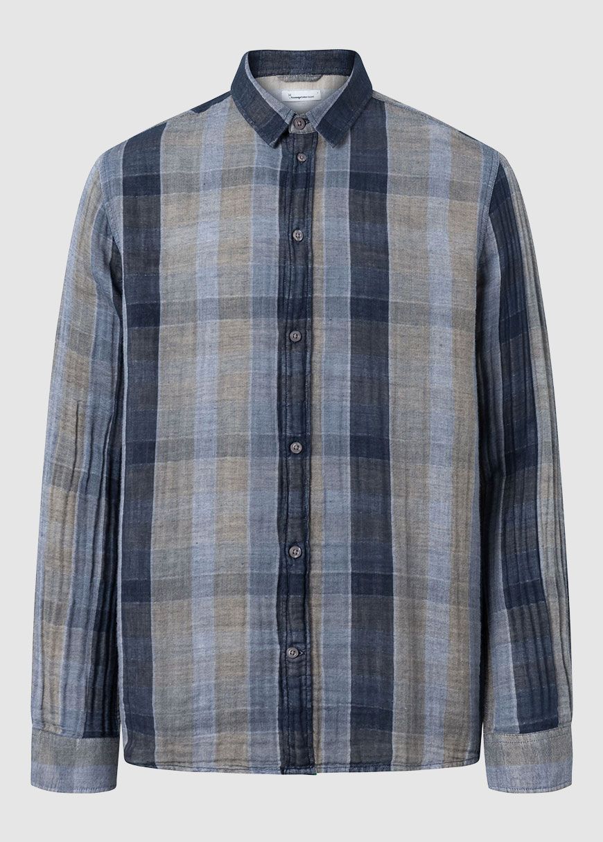 Relaxed Double Layer Striped Shirt Relaxed Double Layer Striped Shirt