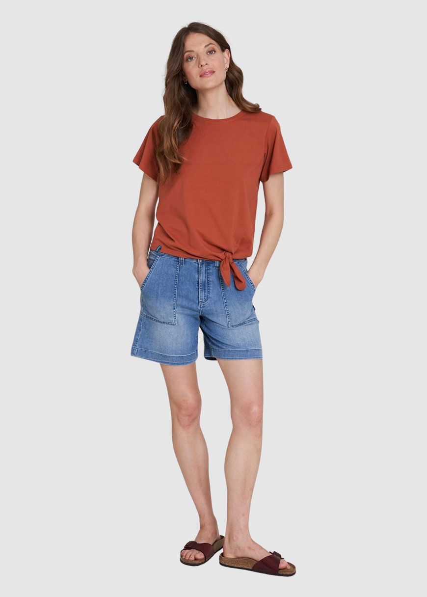 Jersey Shirt zum Knoten