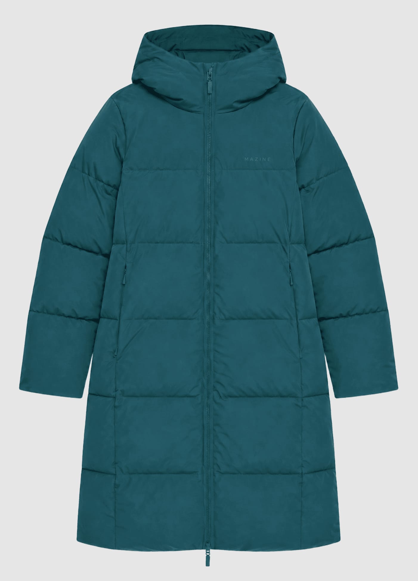 Basic Puffer Coat Deep Teal