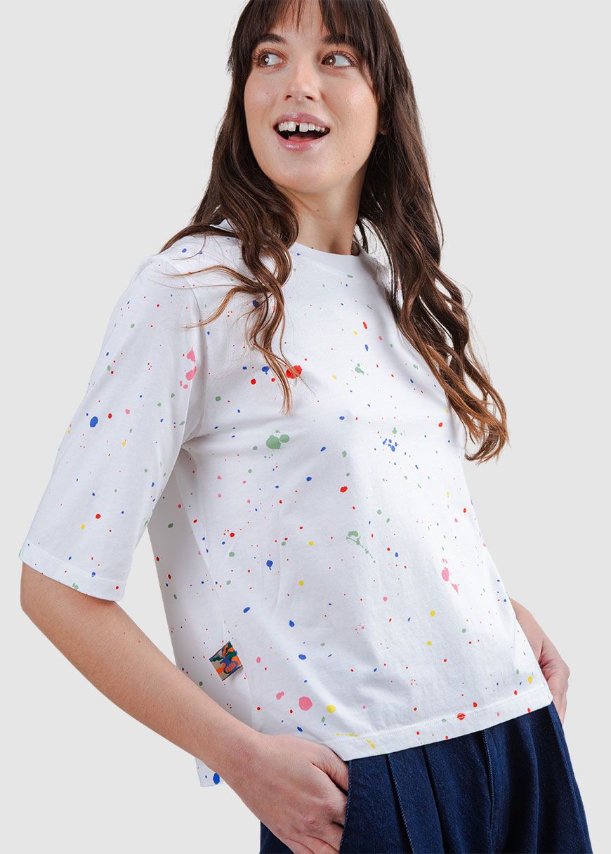 Splash Paint Squared Tee