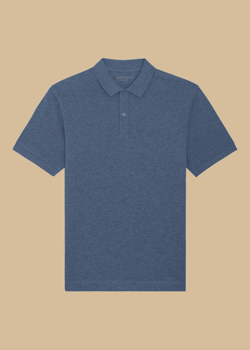 Dark_Heather_Blue_Polo_frei_vorne_5a9bacdbcb.jpg Classic Poloshirt Man Dark Heather Blue