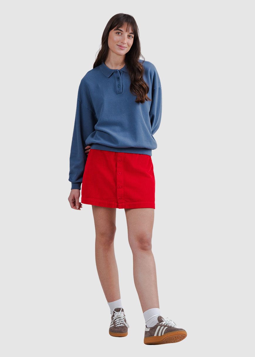 Brava Gum Polo Sweatshirt