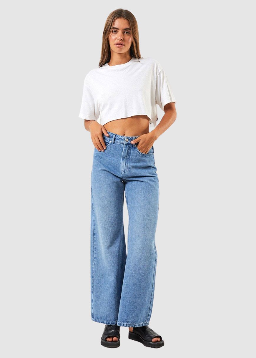 Gigi Hemp Denim Flared Jeans