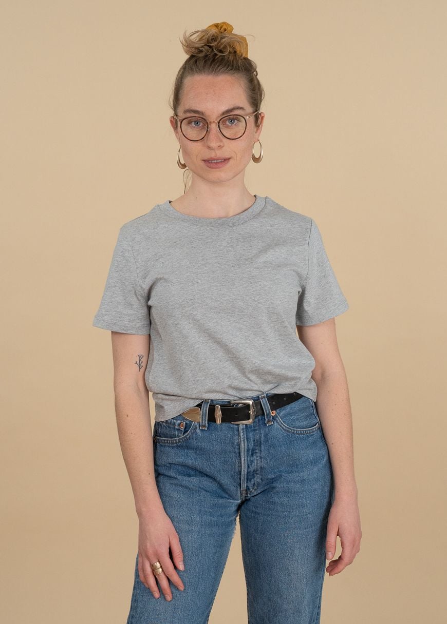 Classic T-Shirt Woman Heather Grey
