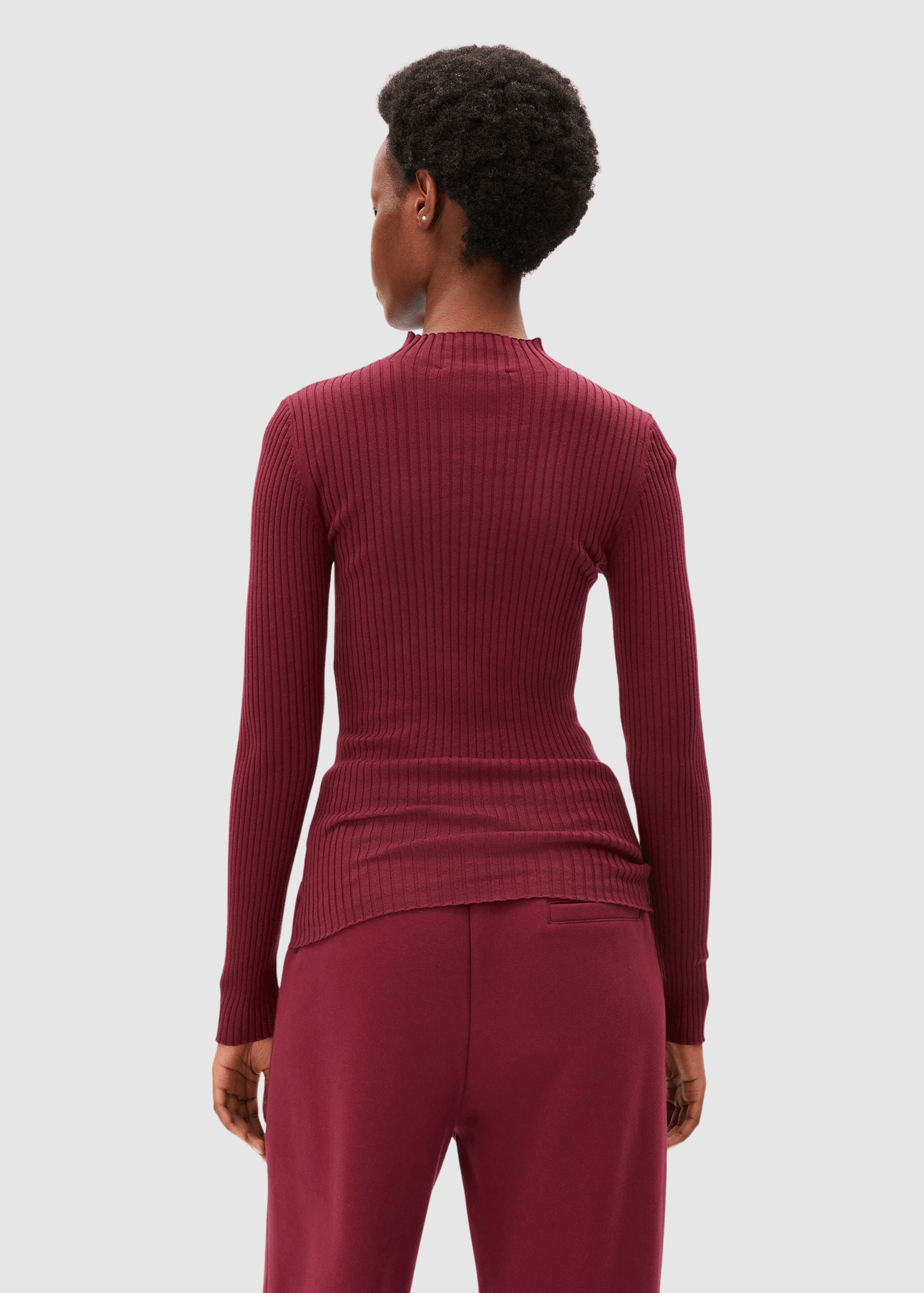 Alaania Knit Sweater Velvet Red