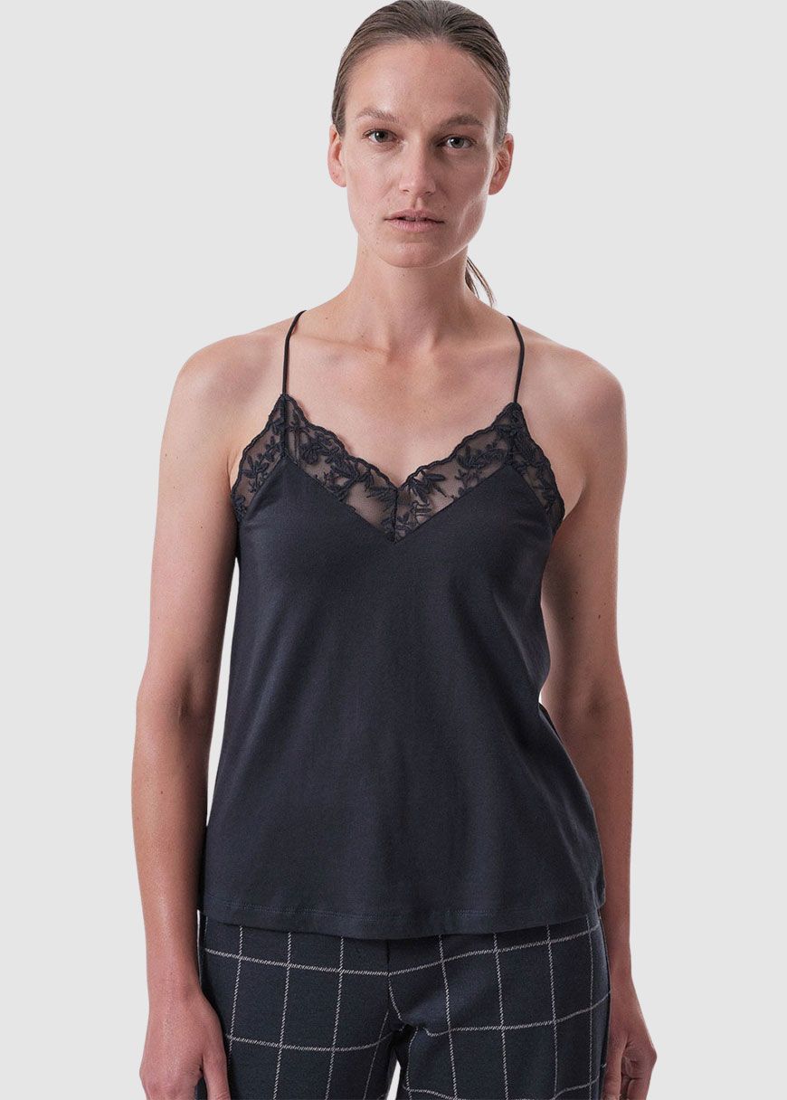 Top mit Spitze Top mit Spitze