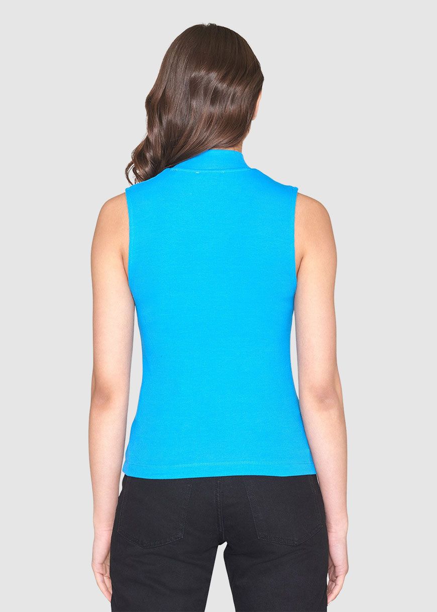 High Neck Rib Top High Neck Rib Top