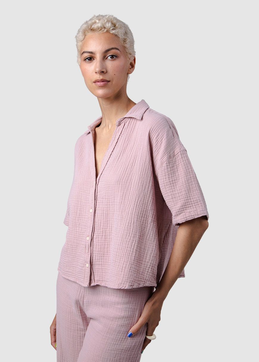 Bubble Oversize Cropped Blouse Bubble Oversize Cropped Blouse