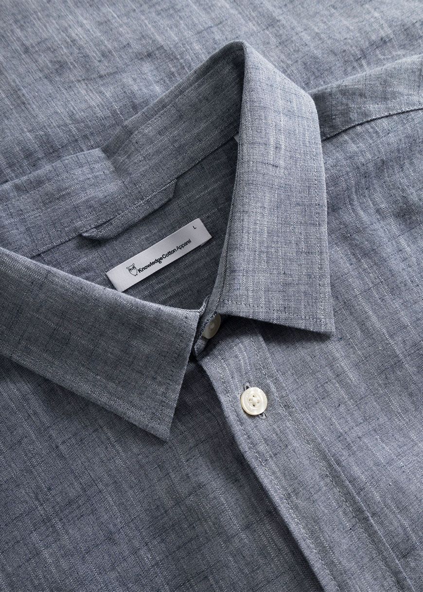 Custom Fit Linen Short Sleeve Shirt Custom Fit Linen Short Sleeve Shirt