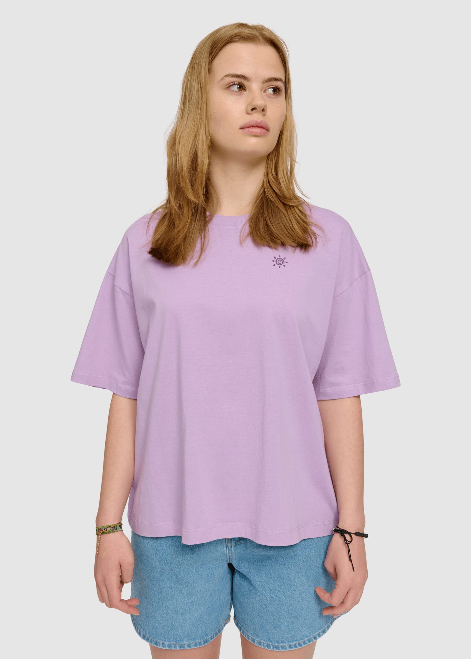 Back Print T-Shirt Orchid Palm Back Print T-Shirt Orchid Palm