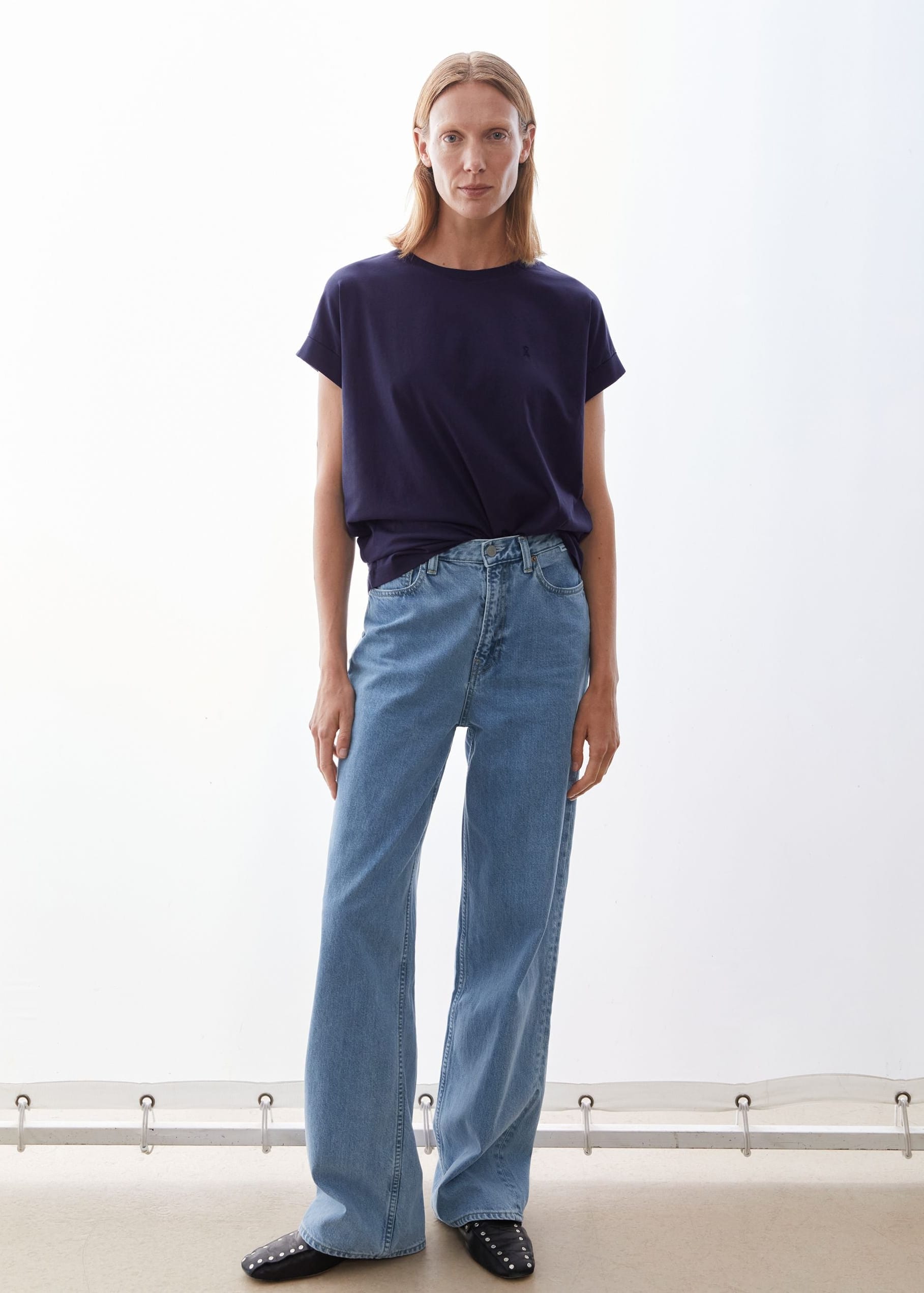Idaara T-Shirt Tinted Navy