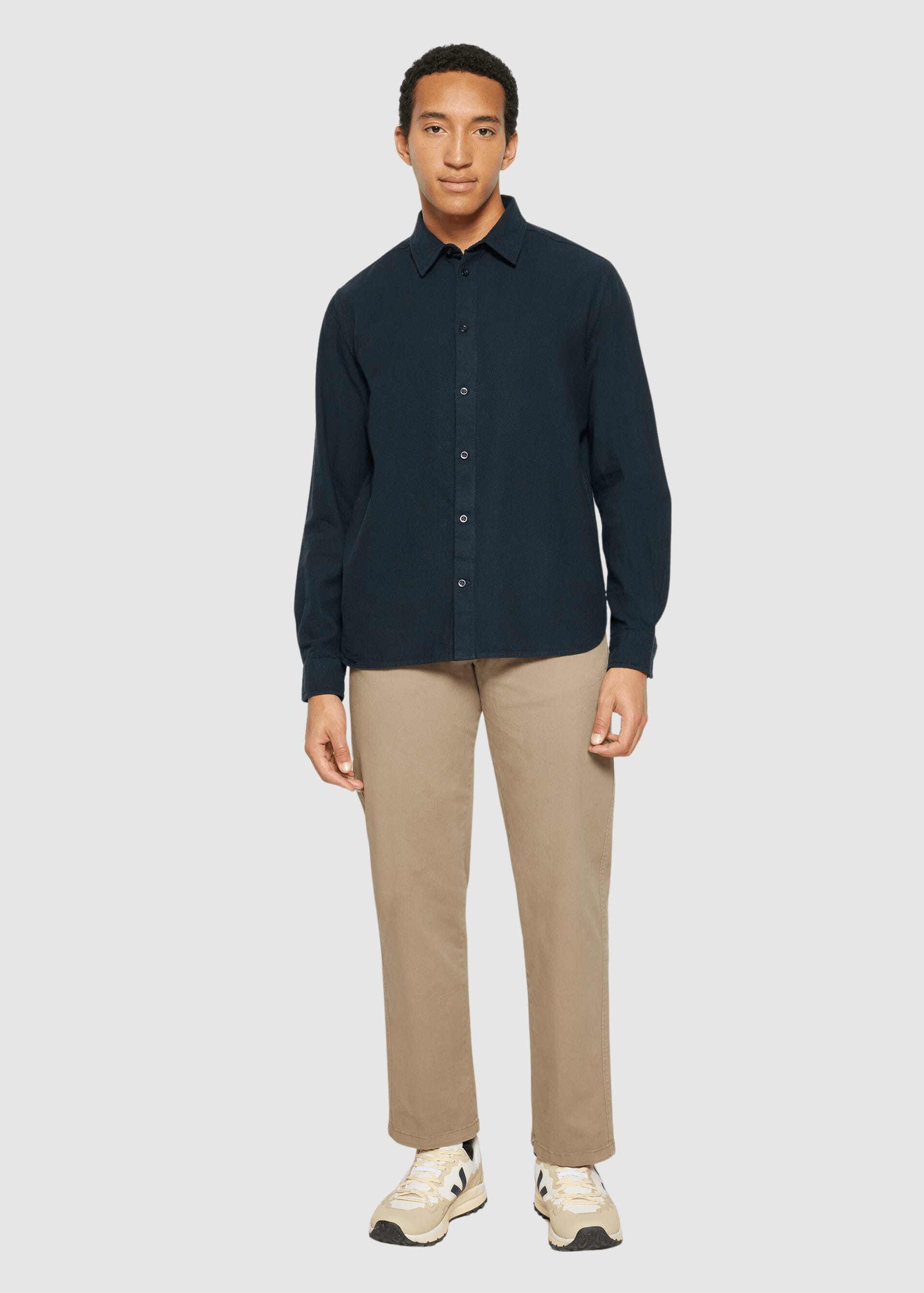 Dune Regular Flannel Shirt Night Sky