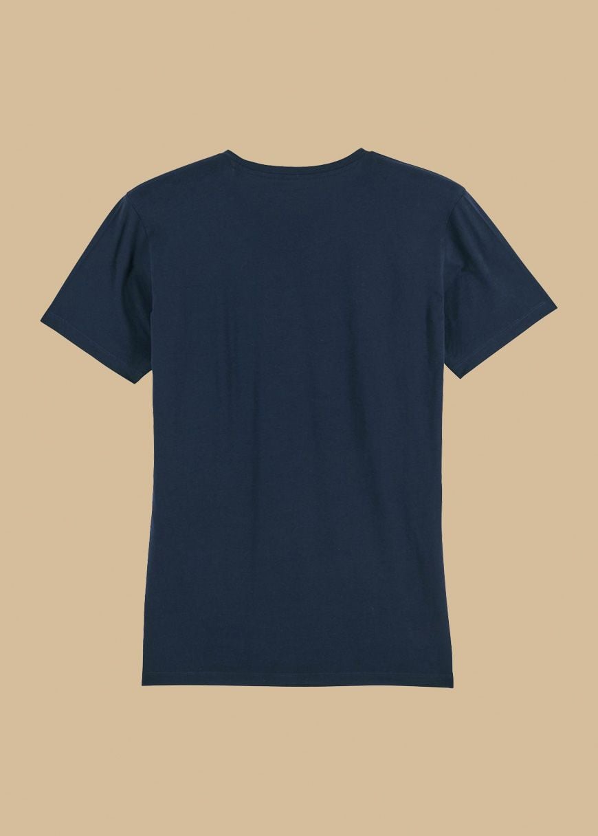 V-Neck T-Shirt Man French Navy