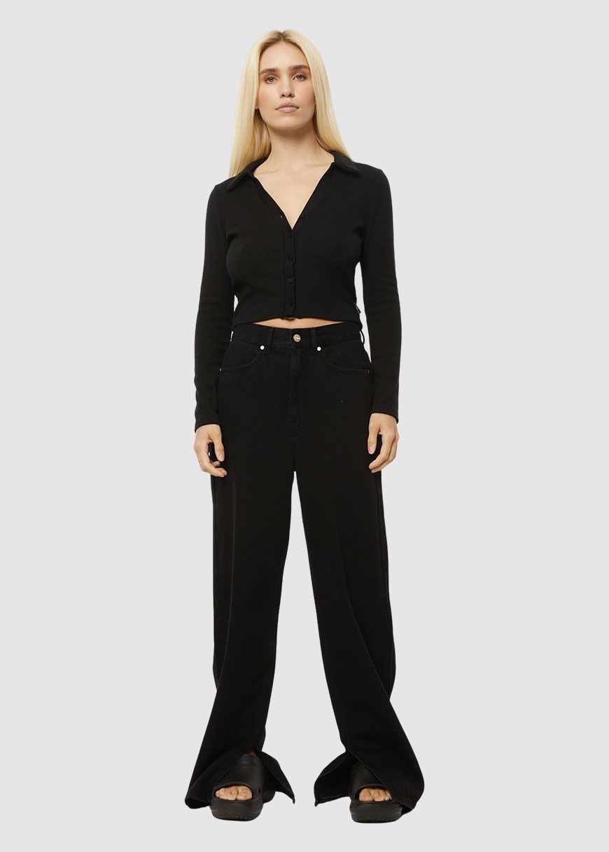 Eliza Hemp Rib Longsleeve Shirt Eliza Hemp Rib Longsleeve Shirt