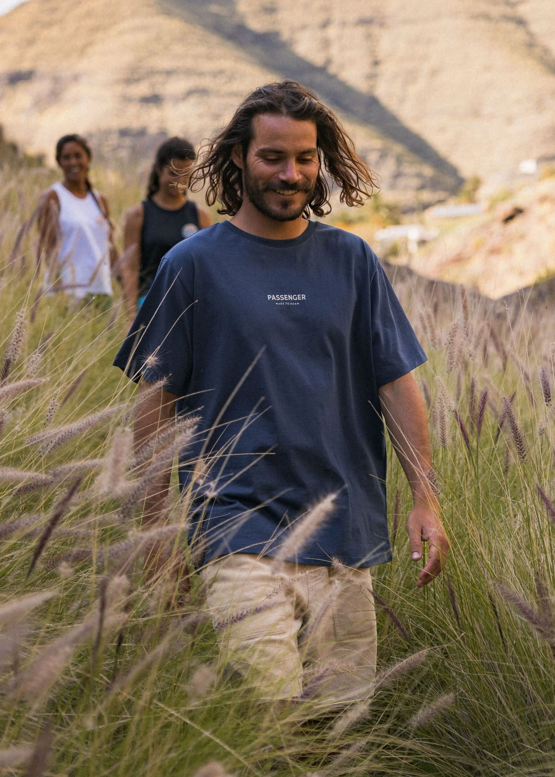 Passenger Recycled Cotton T-Shirt Rich Navy