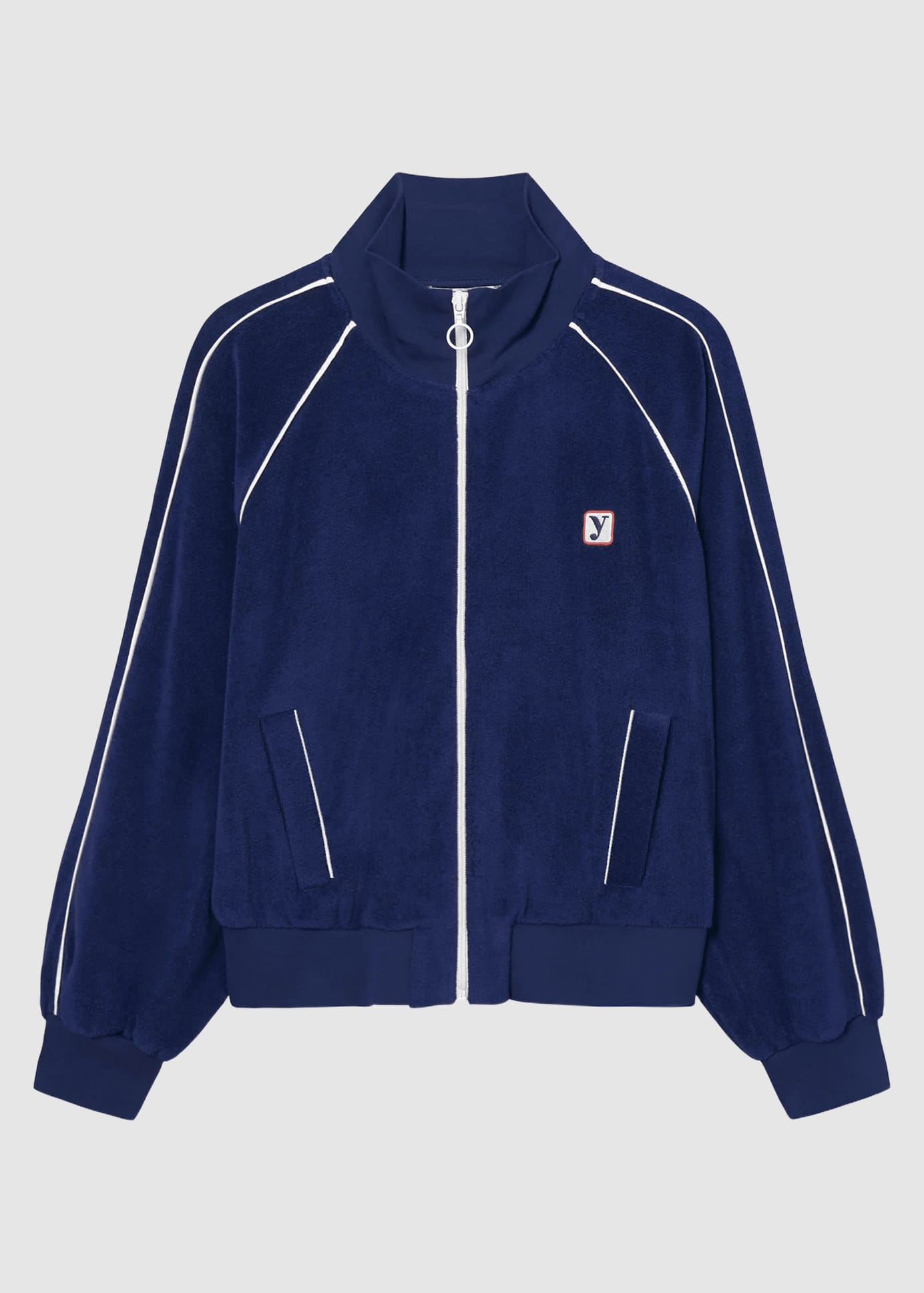 Retro Rally College Jacket Blue Retro Rally College Jacket Blue