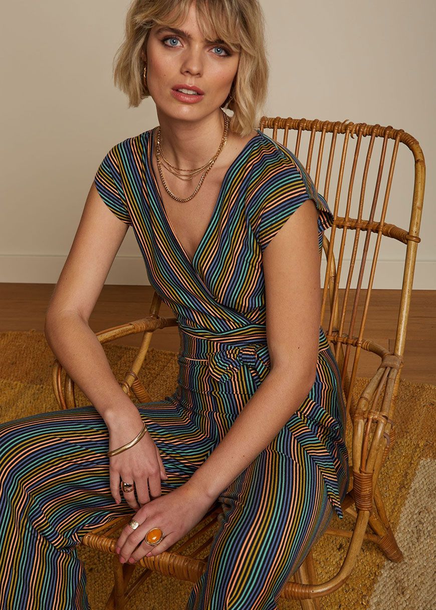 Lot Midi Jumpsuit Mariani Stripe Lot Midi Jumpsuit Mariani Stripe