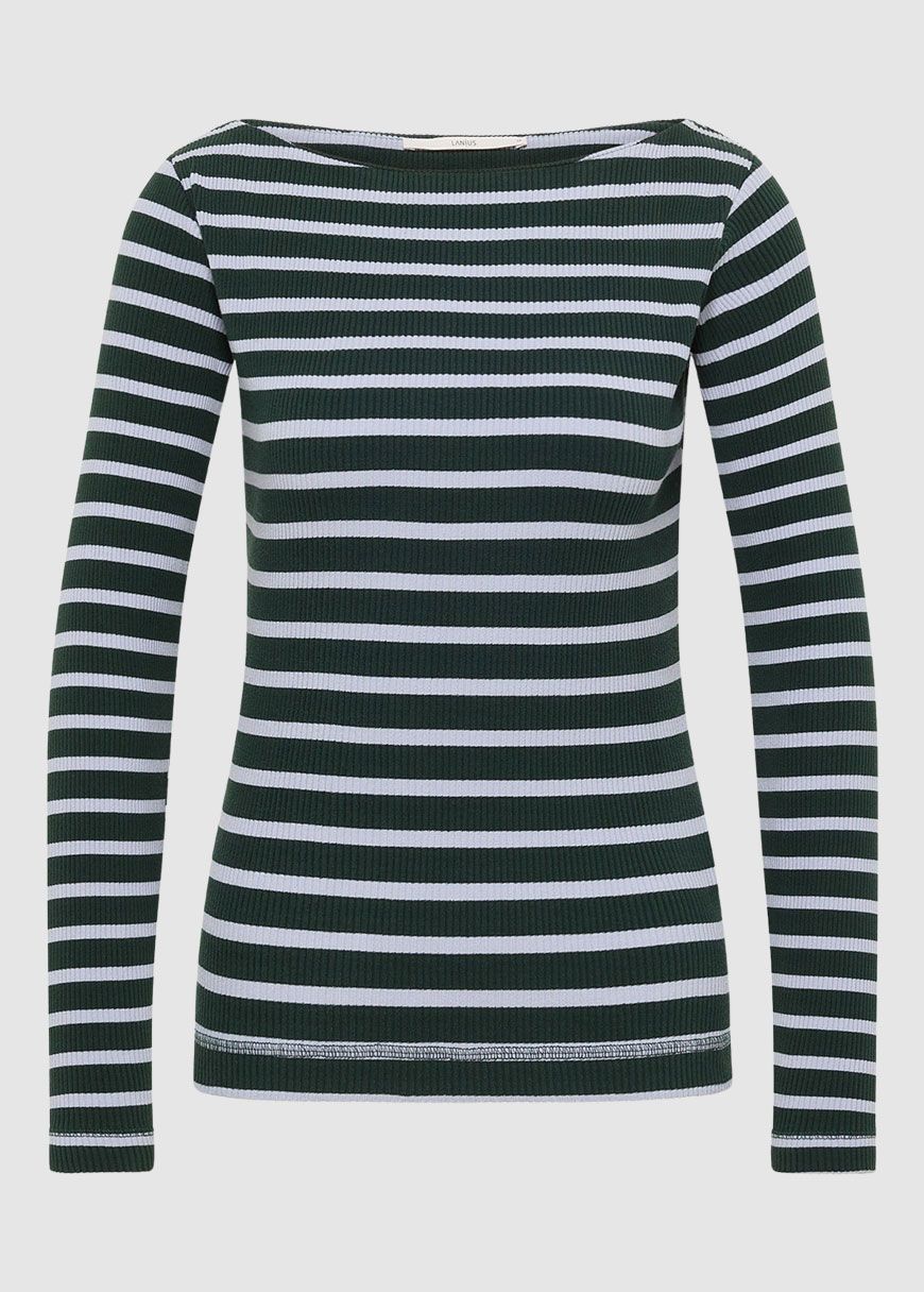 U-Bootshirt mit Streifen