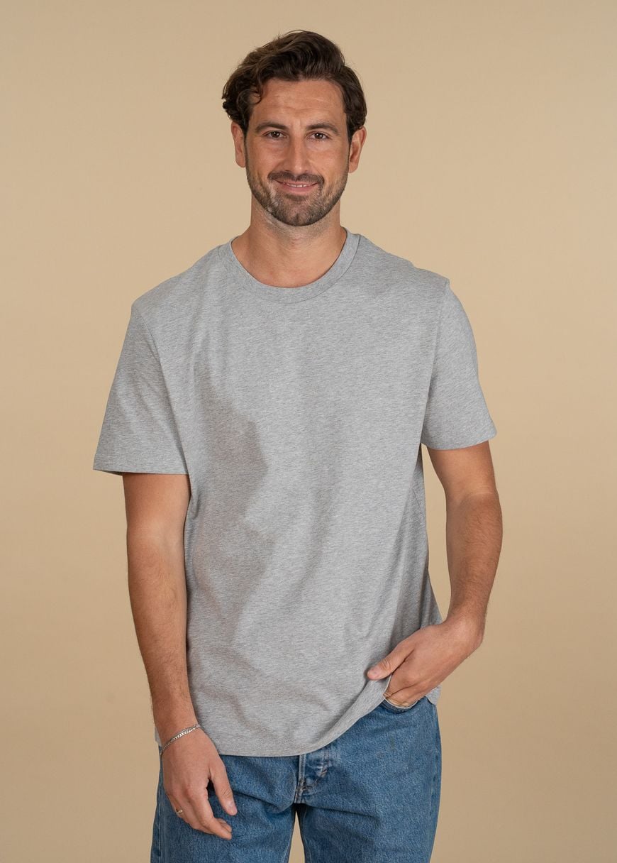 Classic T-Shirt Man Heather Grey