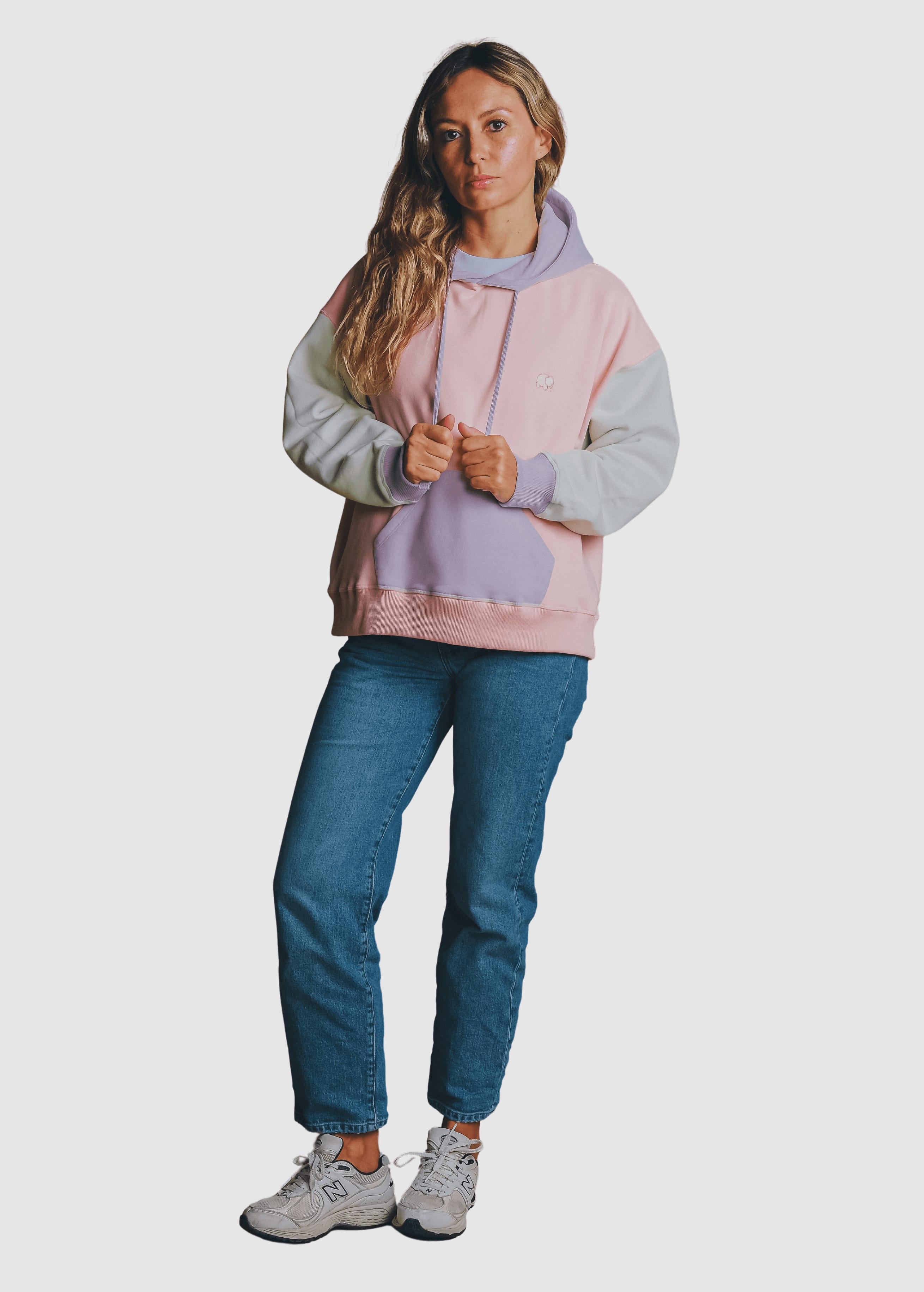 trendsplant-women-s-oversized-color-block-hoodie-pink-2.jpeg Women's Oversized Color Block Hoodie Pink