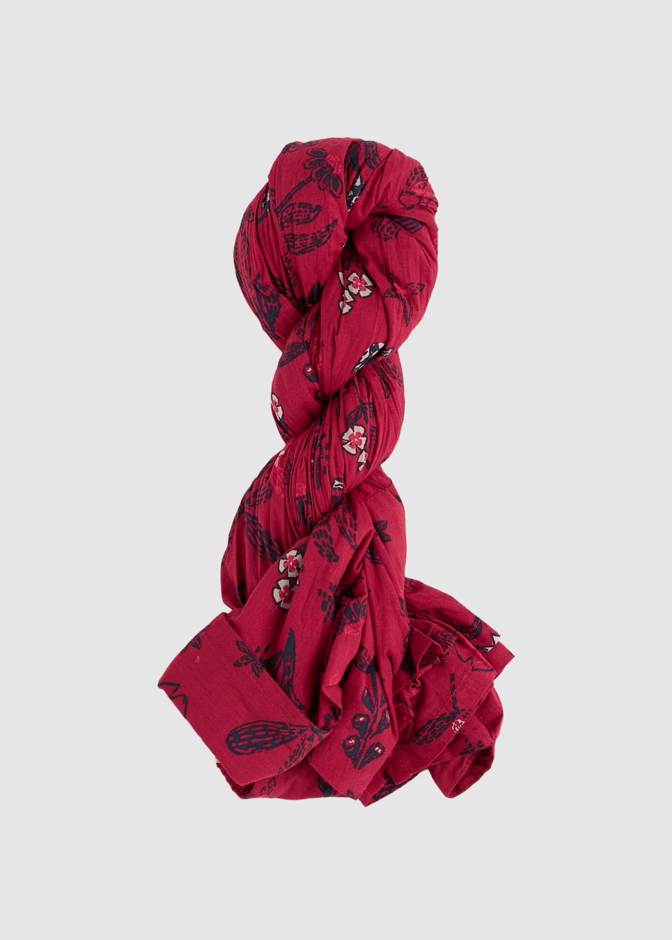 Larissa Shirt Tapestry Flowers Dahlia
