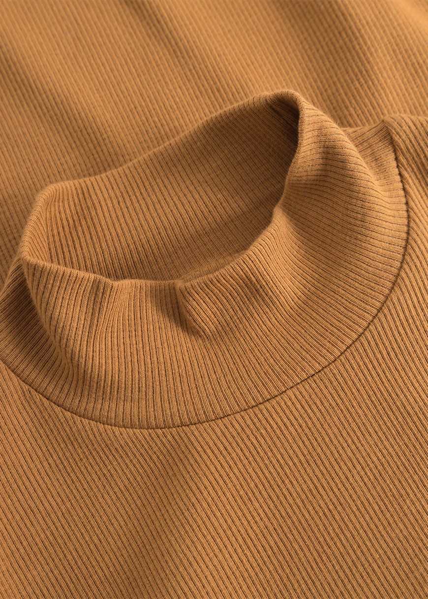 Rib High Neck Long Sleeve Rib High Neck Long Sleeve