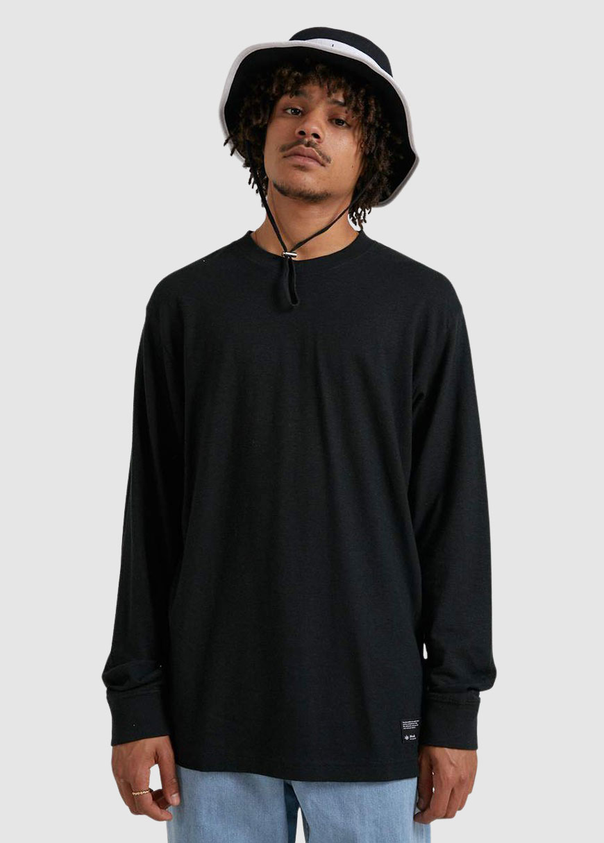Essential Hemp Retro Fit Long Sleeve Tee Essential Hemp Retro Fit Long Sleeve Tee