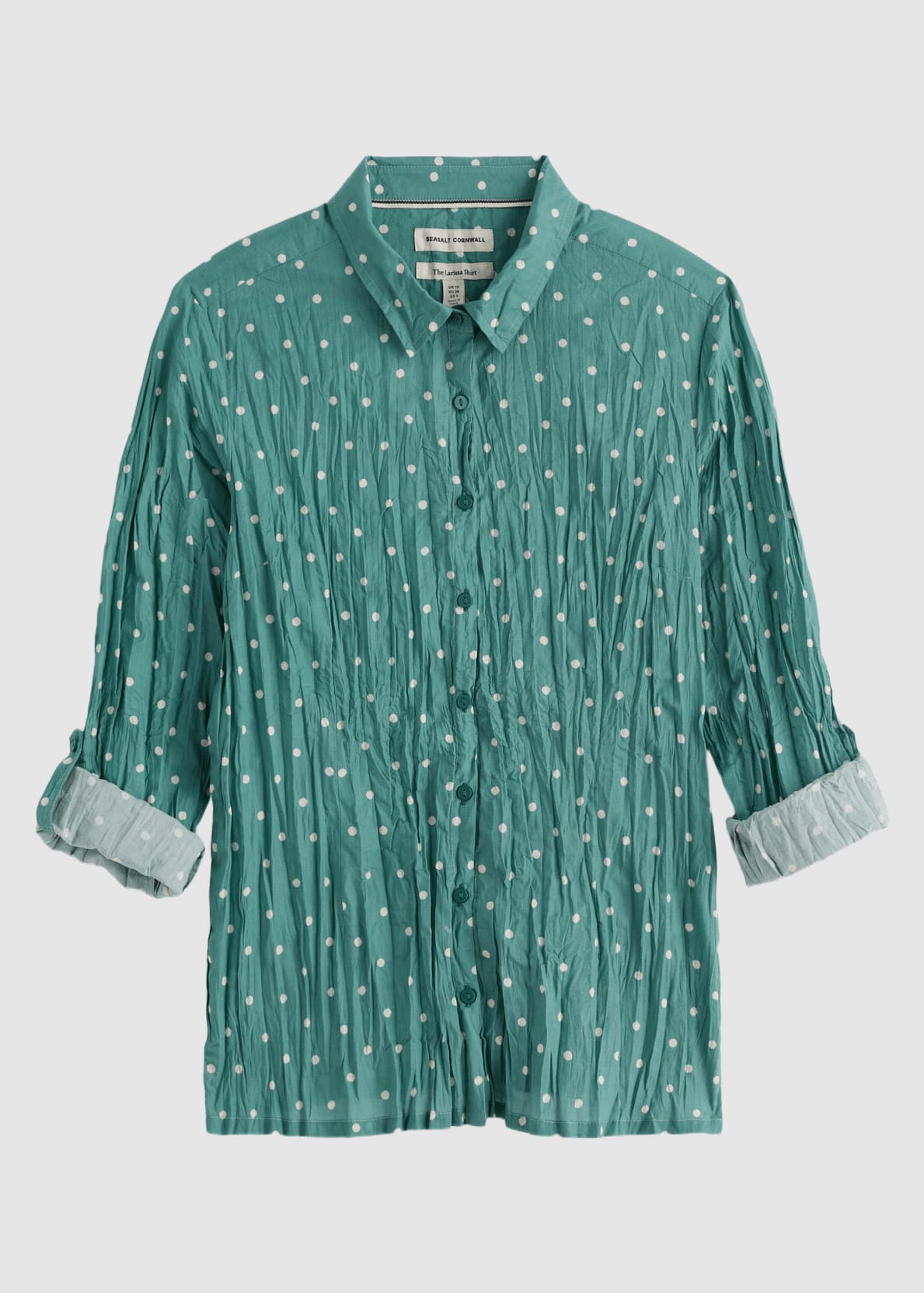 Larissa Shirt Little Sponge Spot Sardine