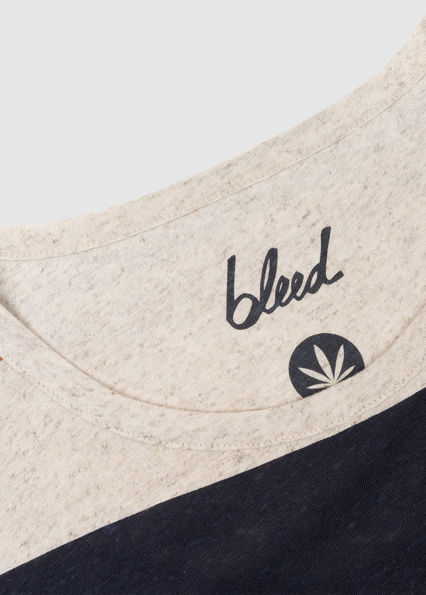 Block Stripe Hemp T-Shirt Block Stripe Hemp T-Shirt