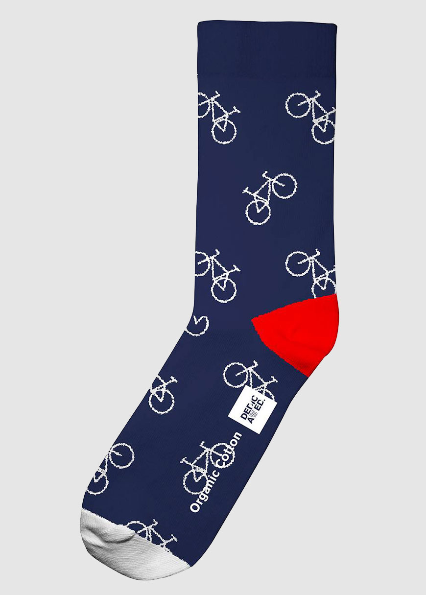 Socks Sigtuna Bike Pattern Socks Sigtuna Bike Pattern