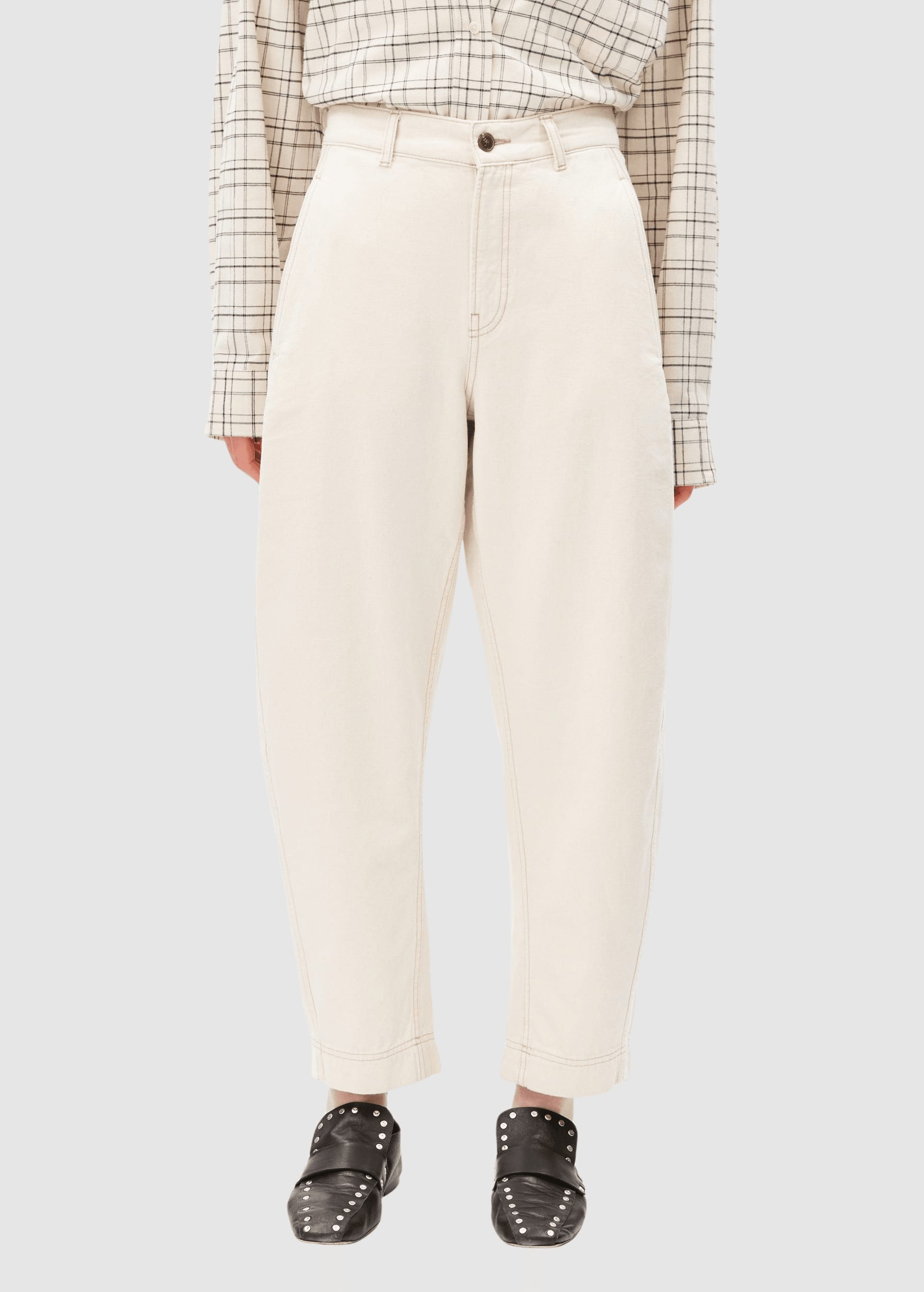 Workwear Canvas Barrel Pant Undyed Workwear Canvas Barrel Pant Undyed