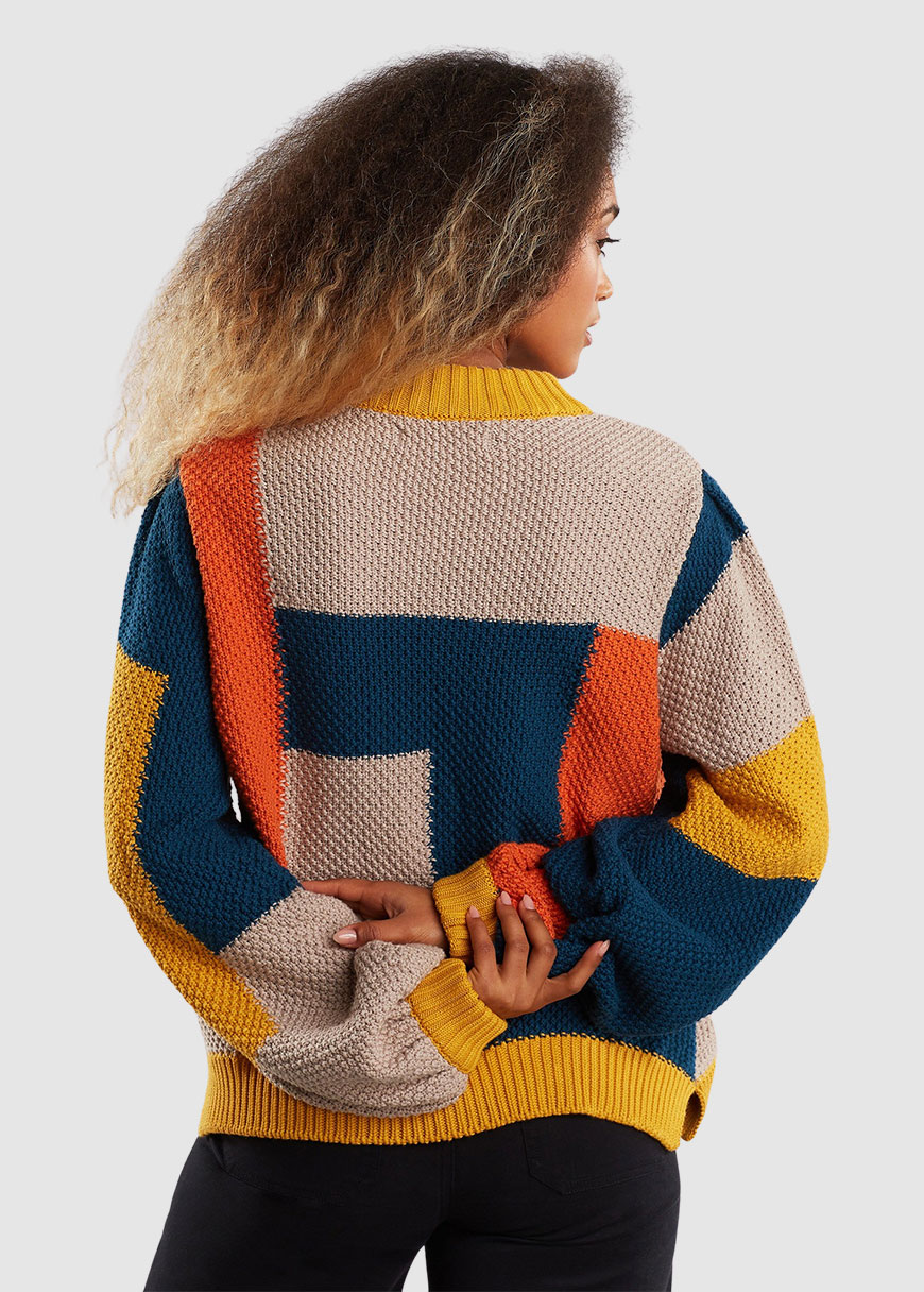 Sweater Knitted Rutbo Blocks