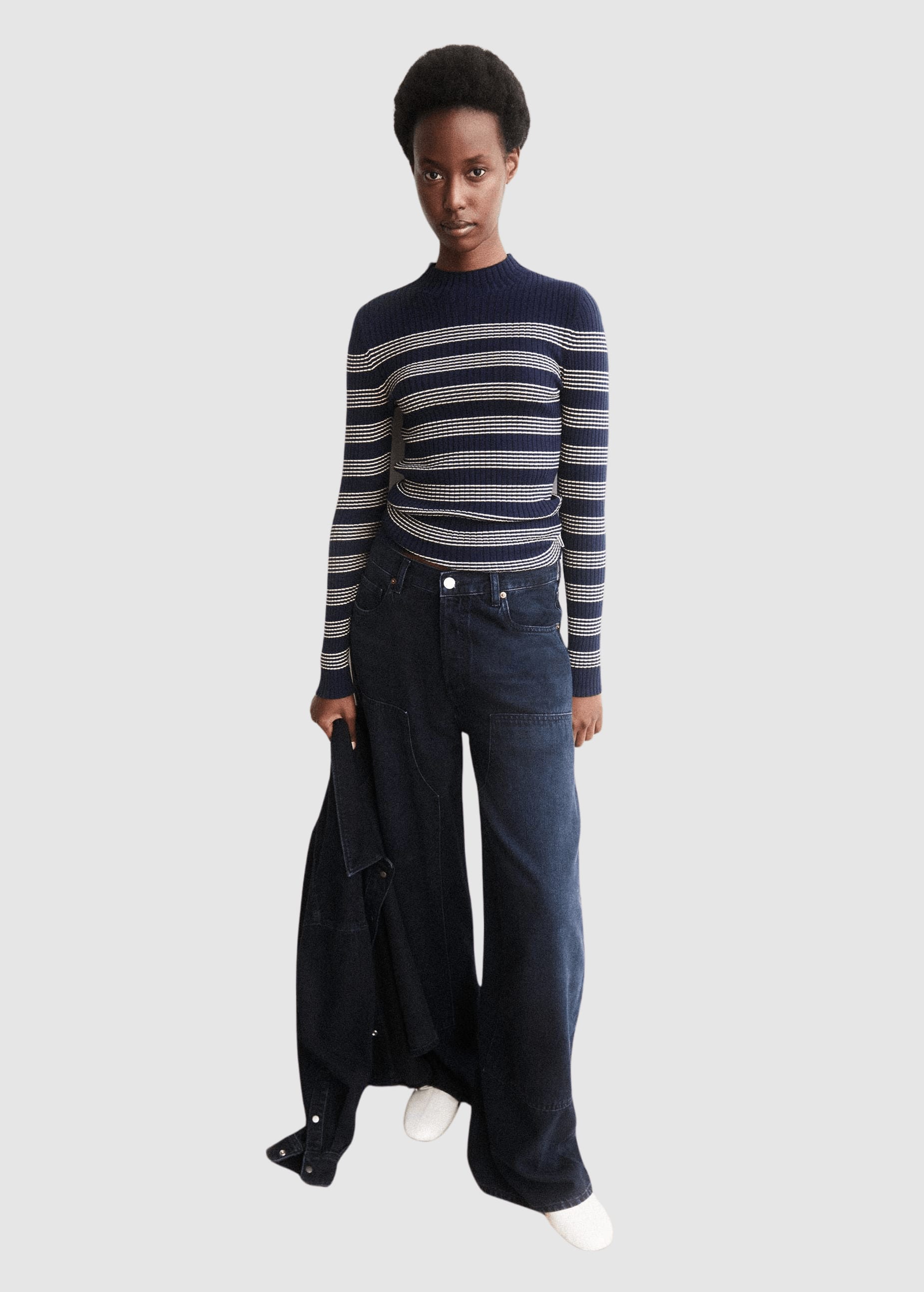 armedangels-alaania-striped-knit-sweater-tinted-navy-golden-hay-4.jpeg Alaania Striped Knit Sweater Tinted Navy Golden Hay
