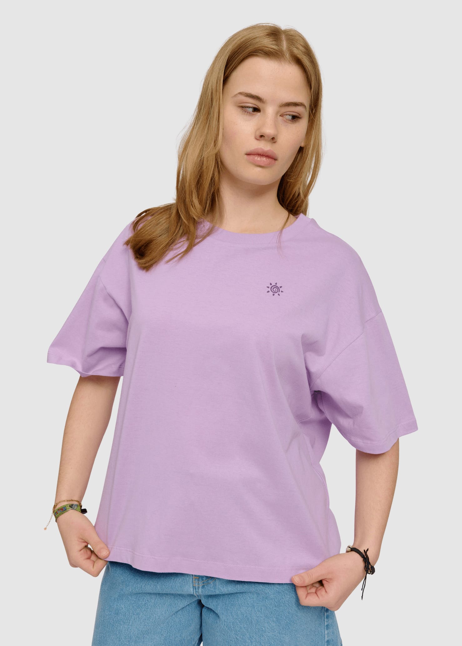 Back Print T-Shirt Orchid Palm Back Print T-Shirt Orchid Palm