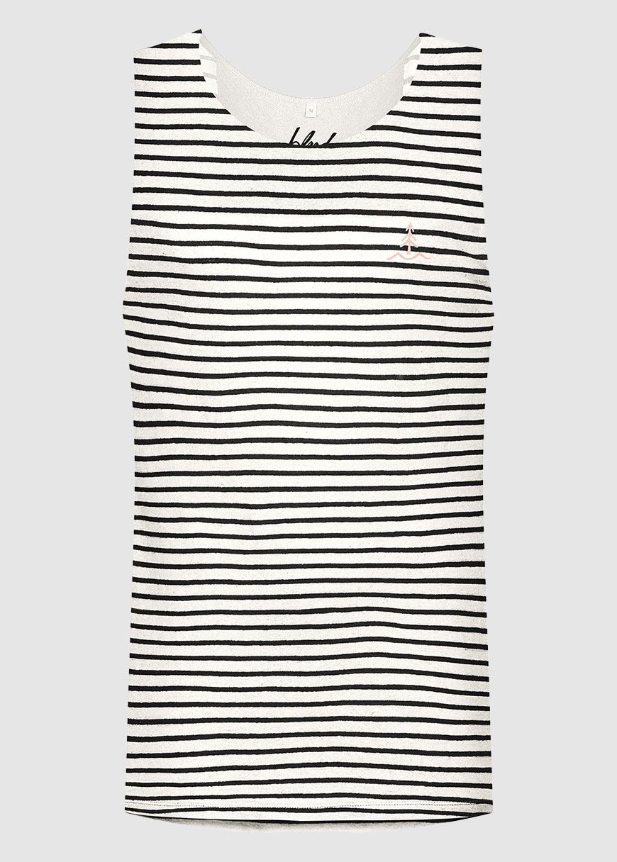 Easy-Stripe Muscle Shirt