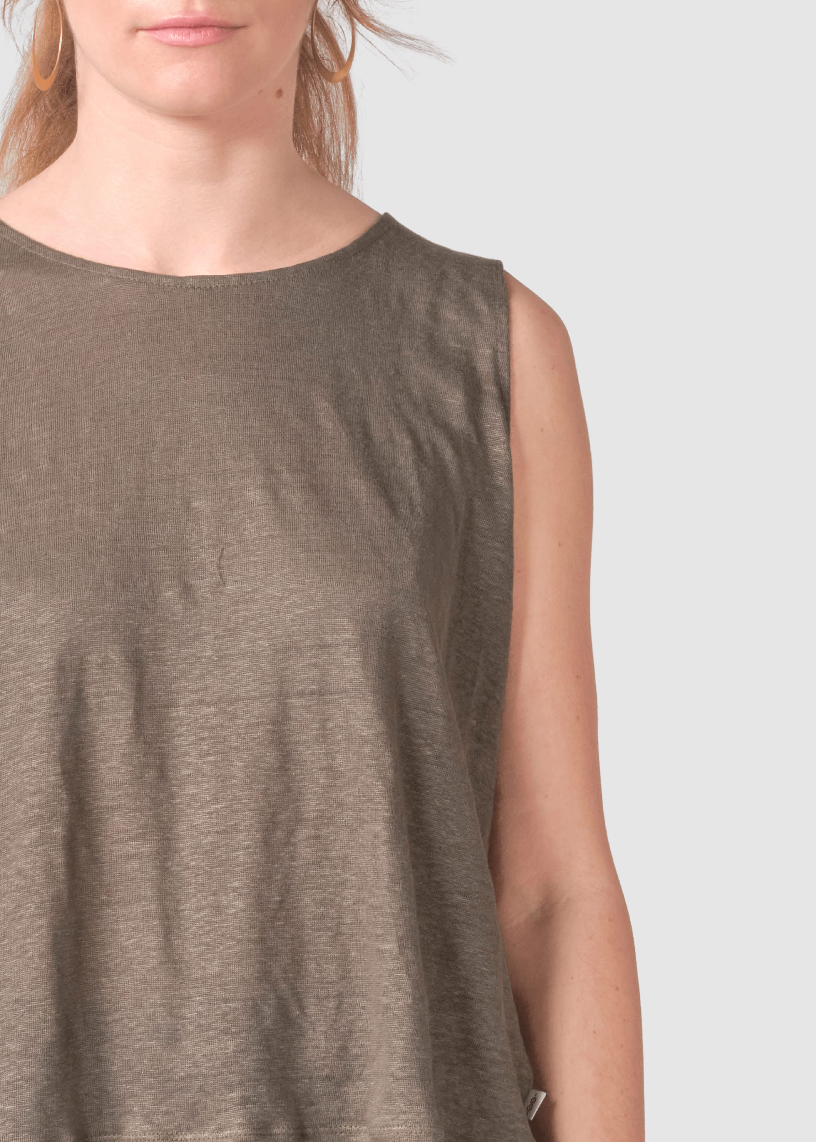 Dee Tank Top Taupe Dee Tank Top Taupe