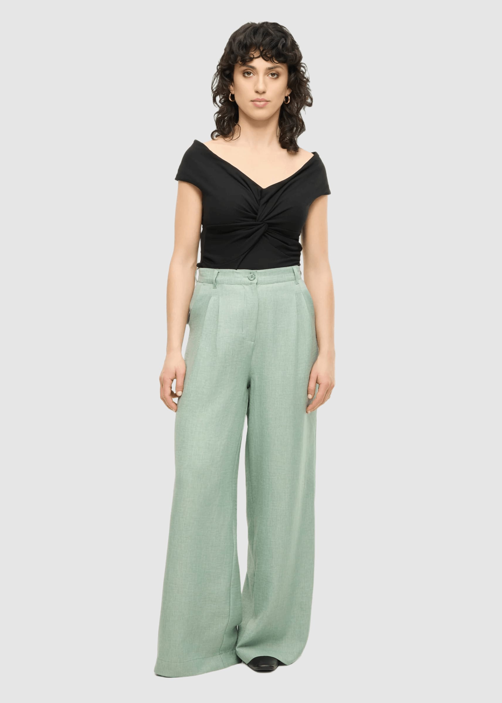 Tropical Afternoon Trousers Green
