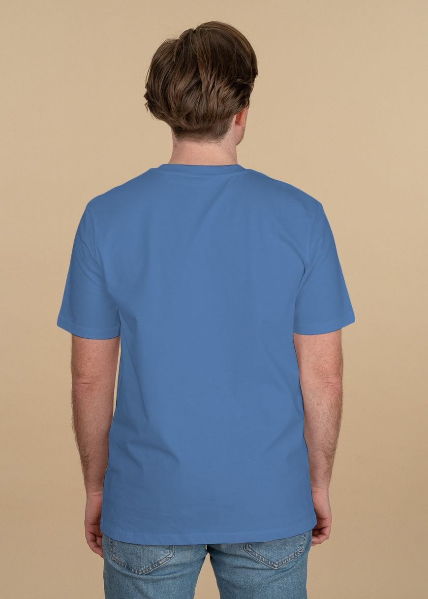 Classic T-Shirt Man Bright Blue
