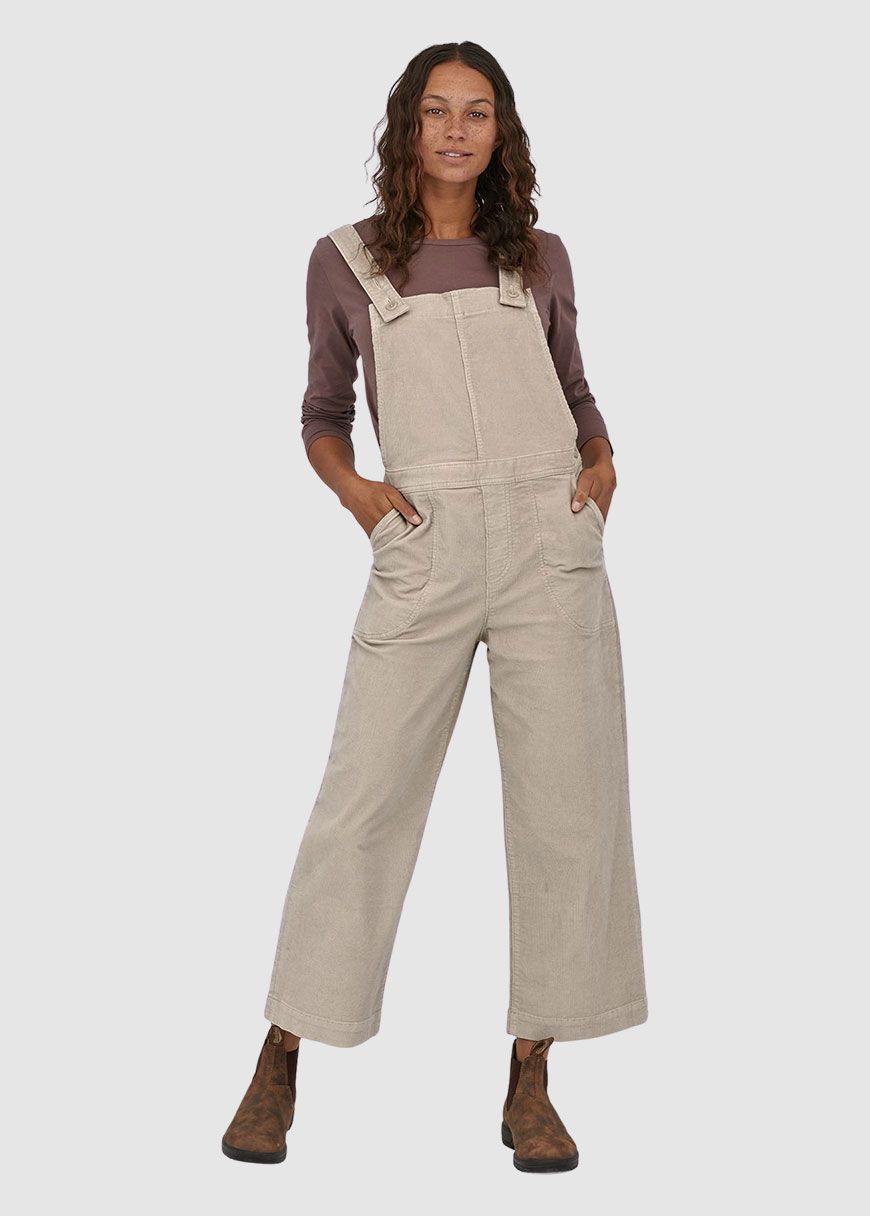 W's Stand Up Cropped Corduroy Overalls