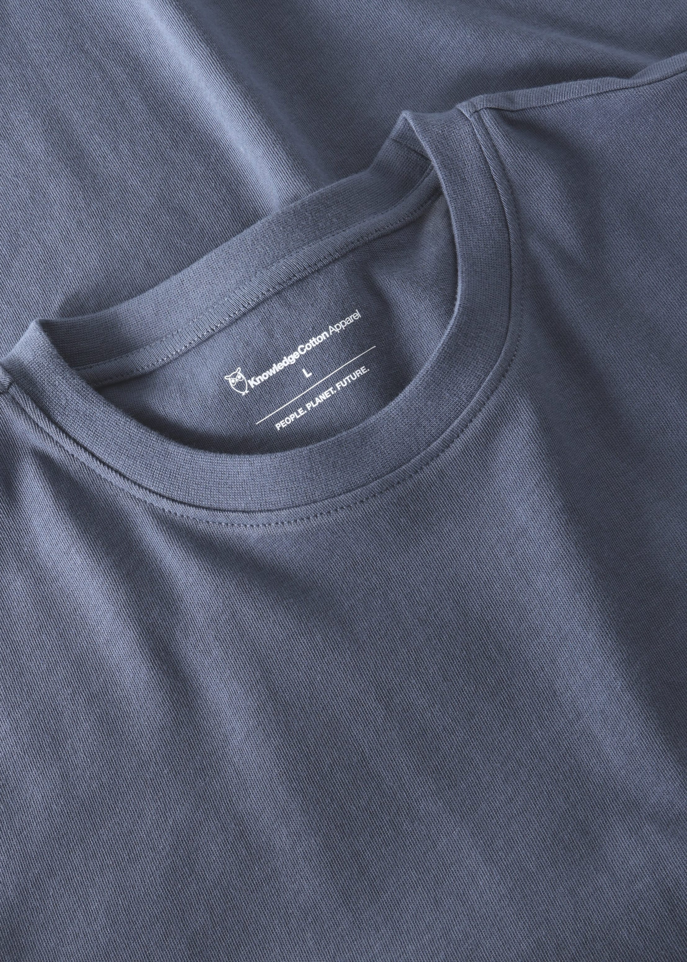 Back Print T-Shirt Vintage Indigo