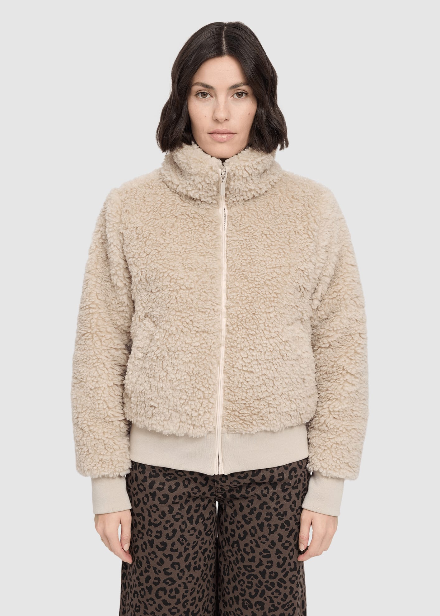 mazine-faux-fur-blouson-natural-1.jpeg Faux-Fur Blouson Natural
